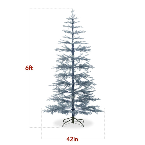 Pre-Lit Sparse Christmas Tree with 2-in-1 LED Lights Cordless Connection for festive seasonal decorating