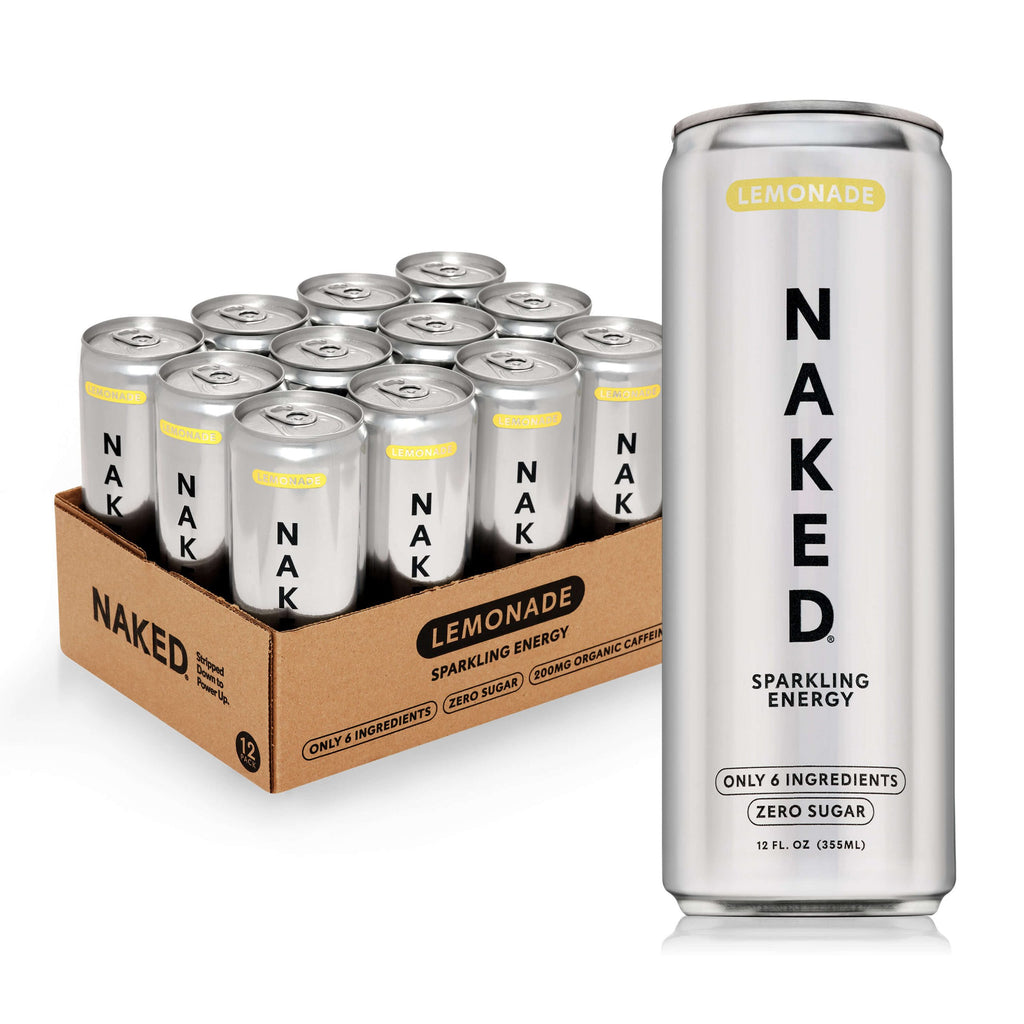 Lemonade Naked Sparkling Energy - Lemonade - Daily Active Lifestyle Essential