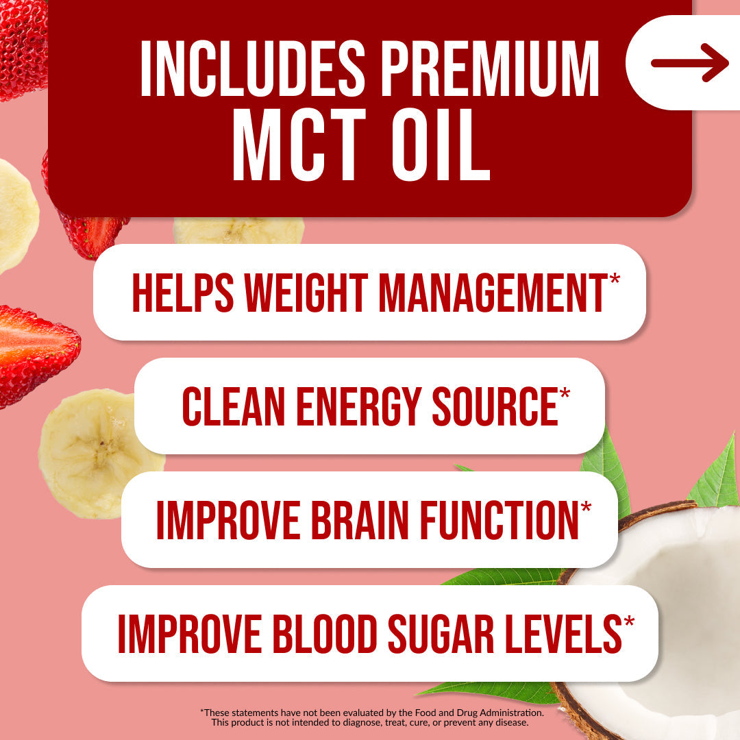 Strawberry Banana Protein Shake - Strawberry Banana - Daily Active Lifestyle Essential