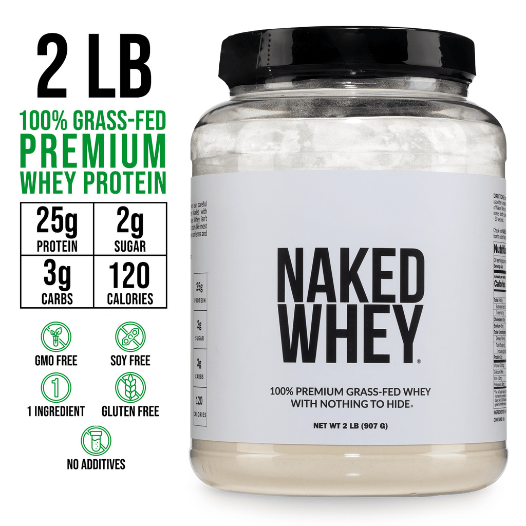 Grass Fed Whey Protein Powder - Unflavored - Post Workout Protein Blend