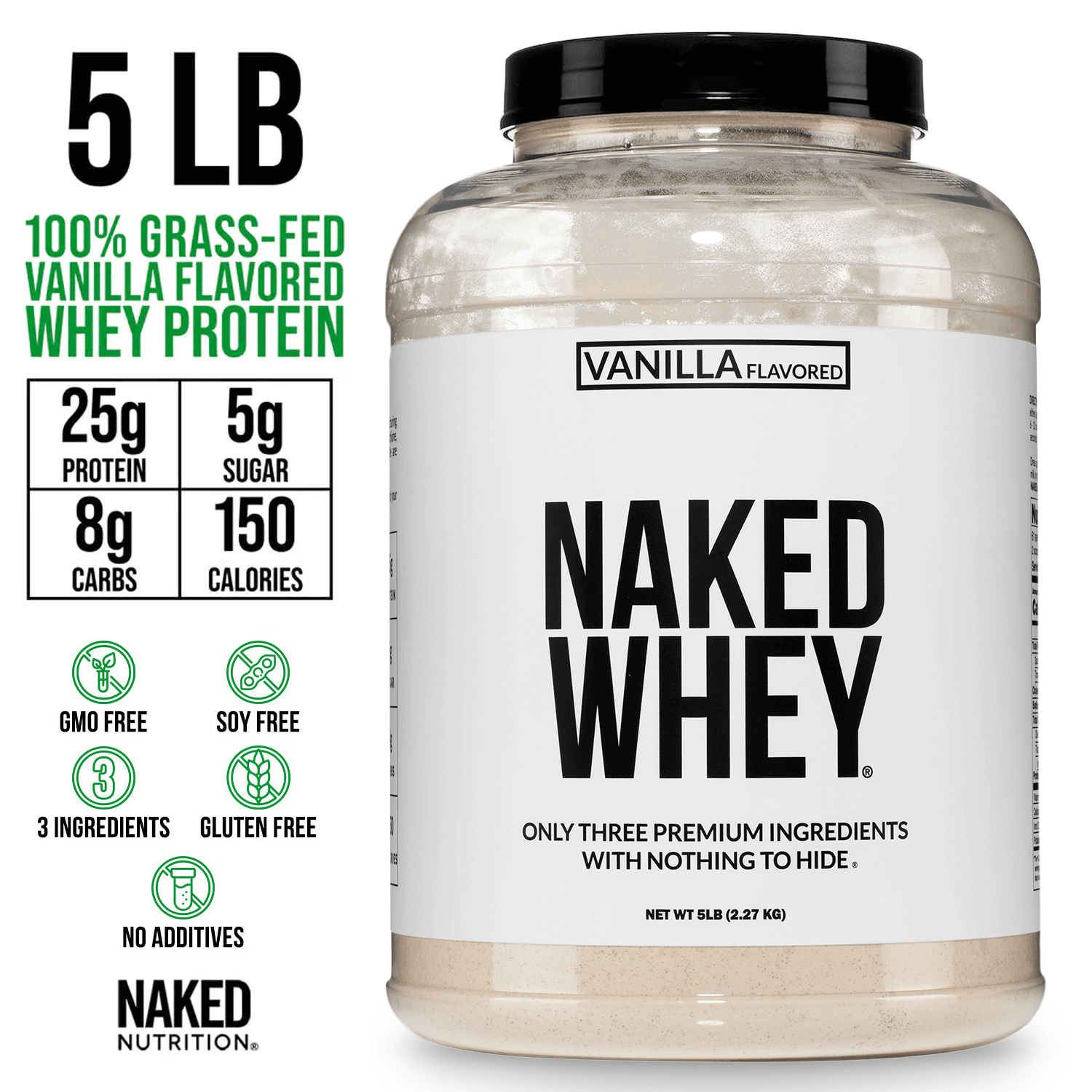 Vanilla Whey Protein Powder - Vanilla - Post Workout Protein Blend