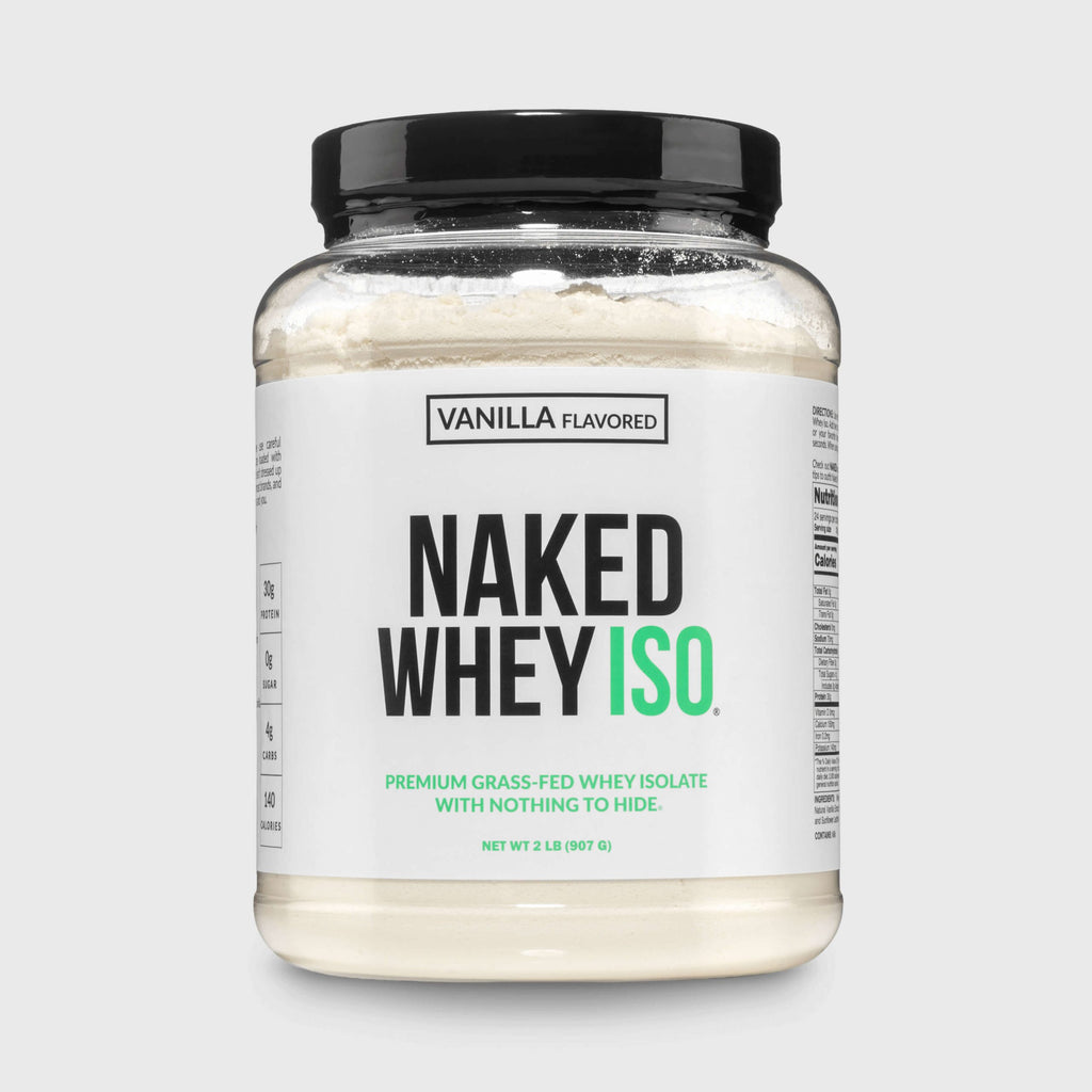 Vanilla Grass-Fed Whey Isolate Protein Powder - Vanilla - Post Workout Protein Blend