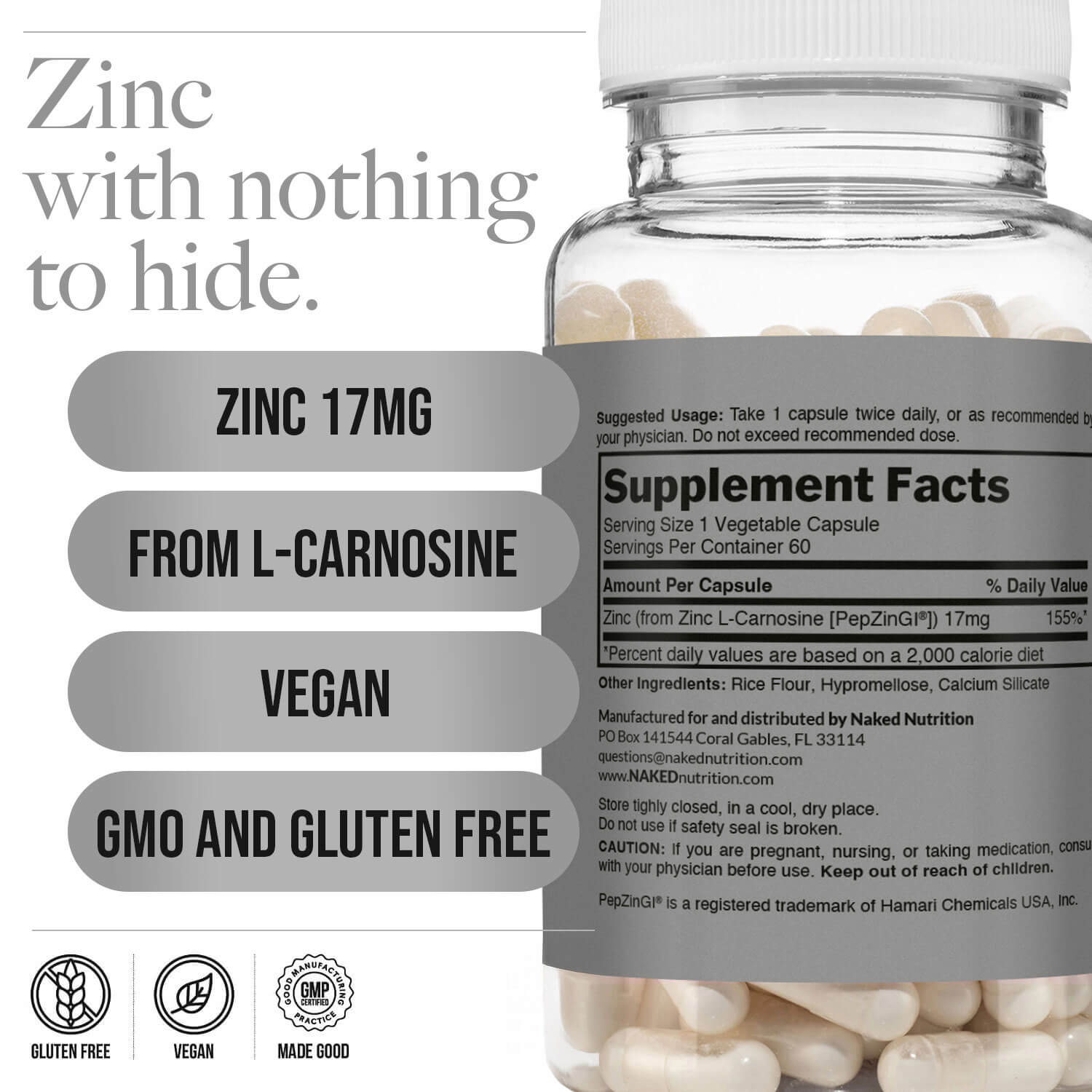 Daily Zinc Supplement - Zinc - Daily Active Lifestyle Essential
