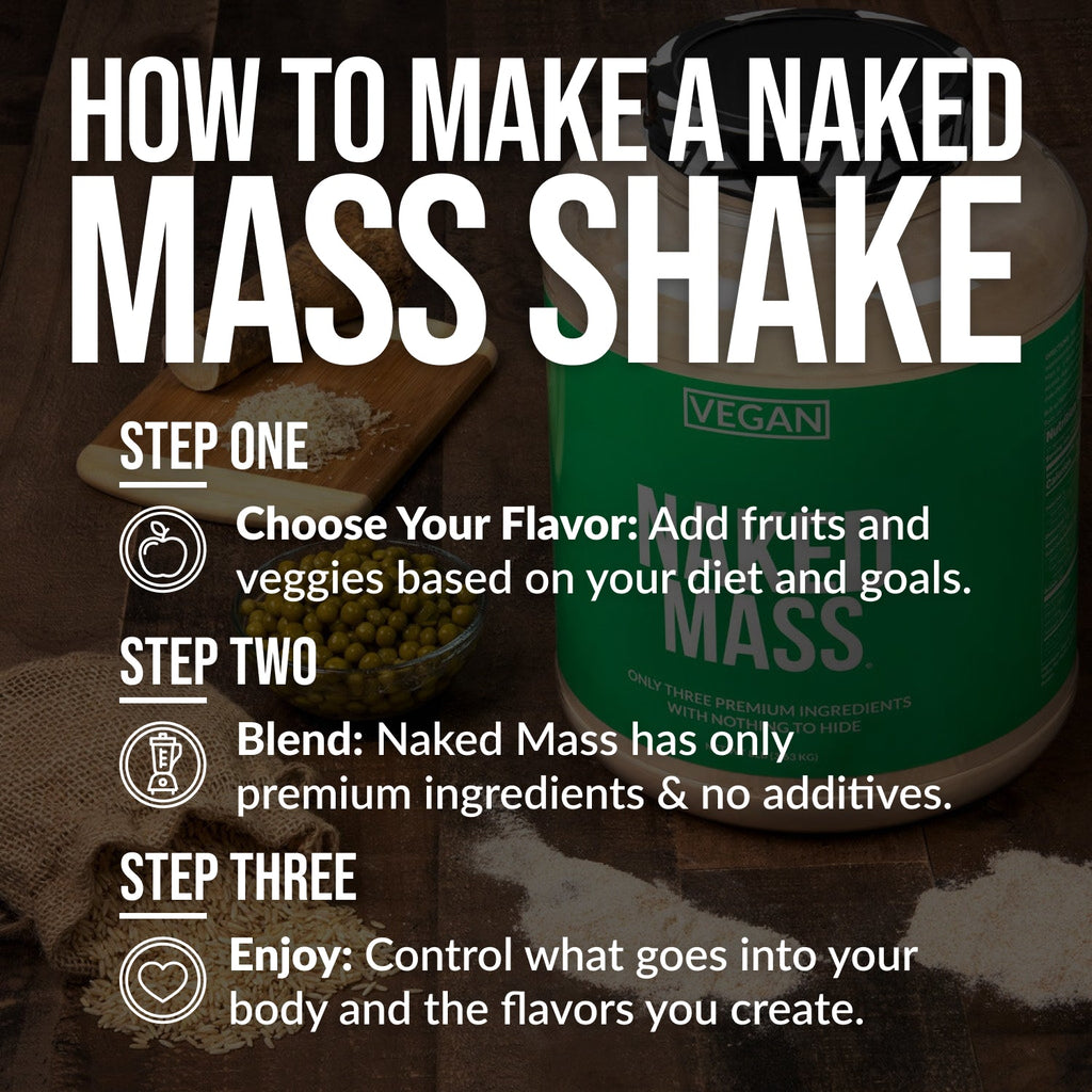 Chocolate Peanut Butter Vegan Mass Gainer Supplement - Chocolate PB (Vegan) - Serious Muscle Building Nutrition