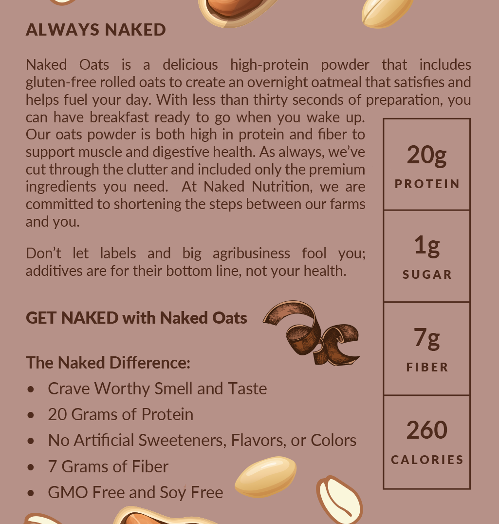 Chocolate Peanut Butter Protein Oats - Chocolate Peanut Butter - Daily Active Lifestyle Essential