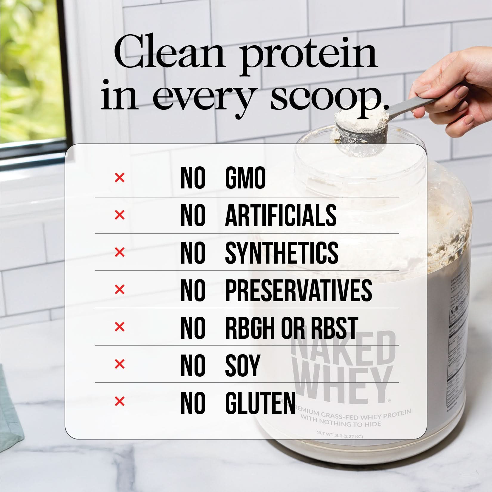 Vanilla Whey Protein Powder - Vanilla - Post Workout Protein Blend