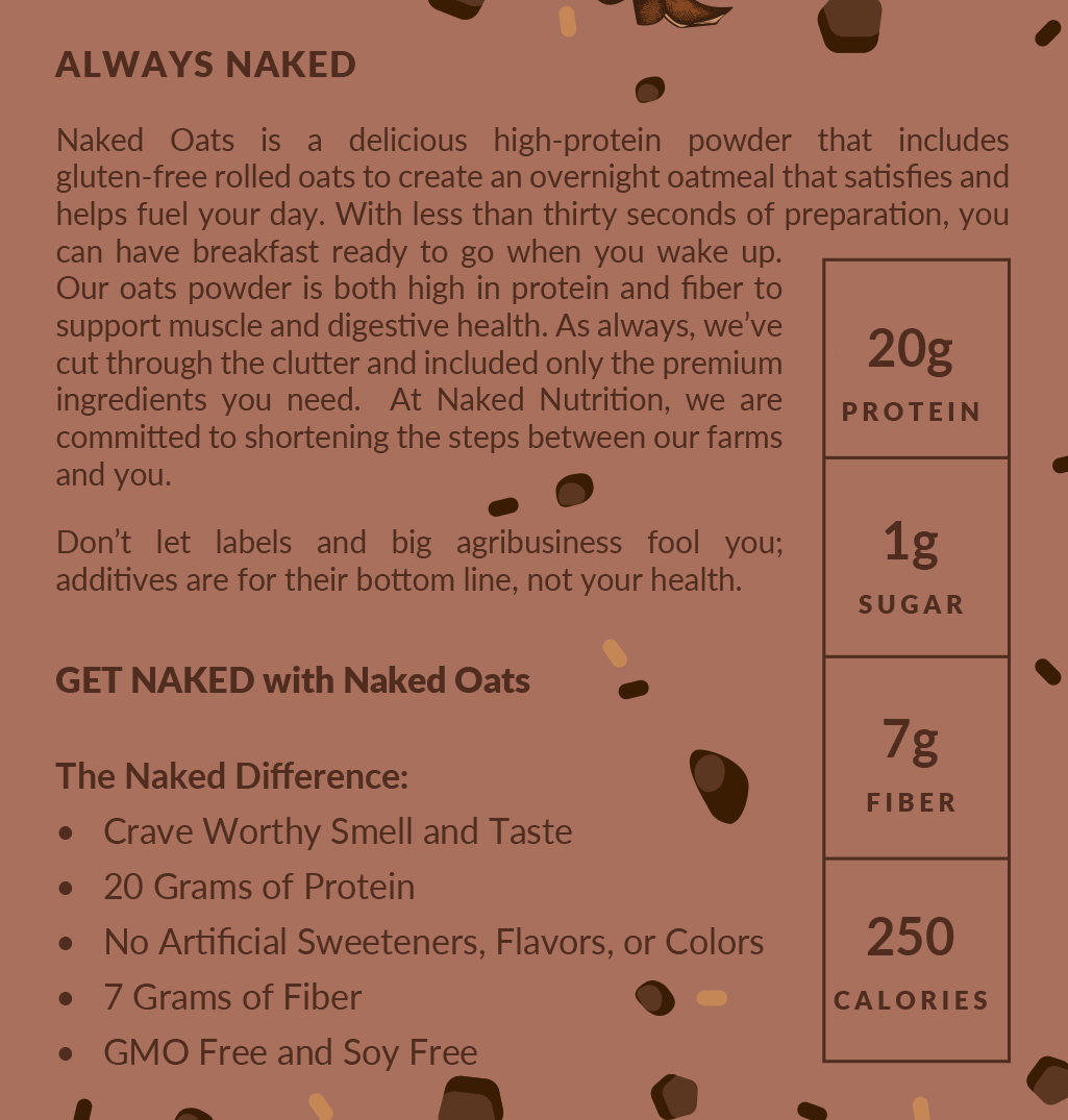 Double Chocolate Protein Oats - Double Chocolate - Daily Active Lifestyle Essential