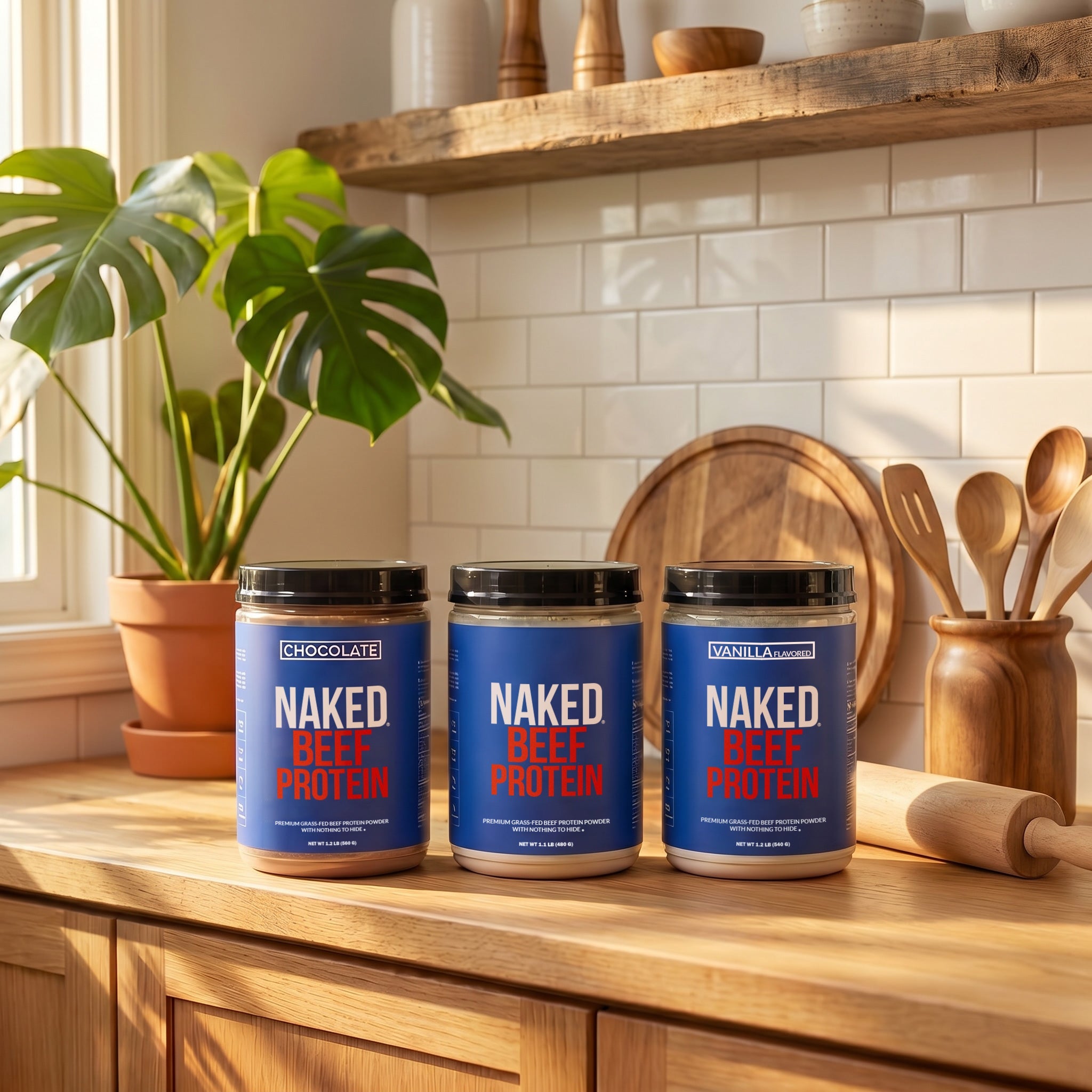 Beef Protein Powder - Unflavored - Everyday Wellness Drink Mix