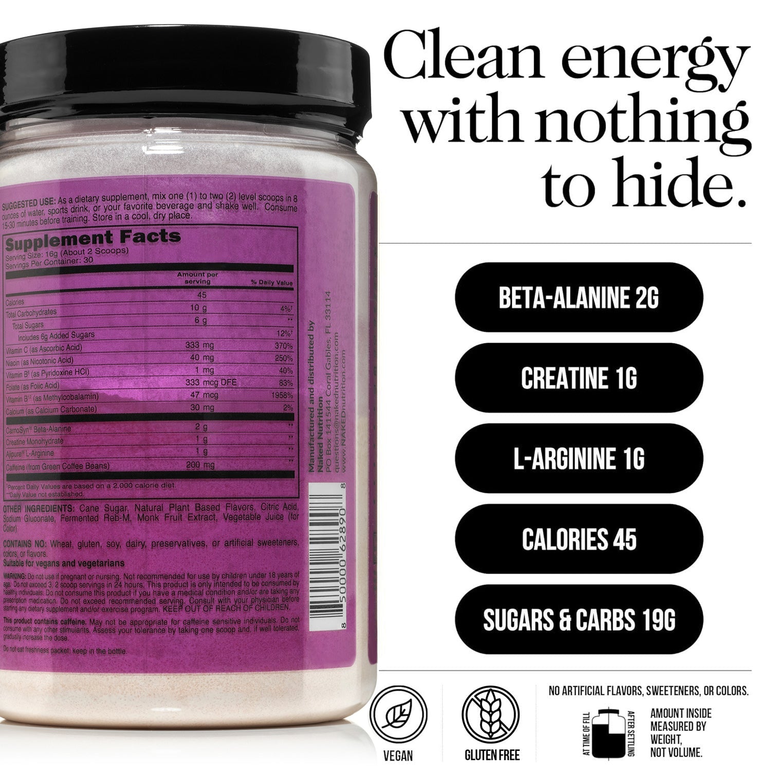 Fruit Punch Pre Workout Supplement - Fruit Punch - Simple Pre Training Boost