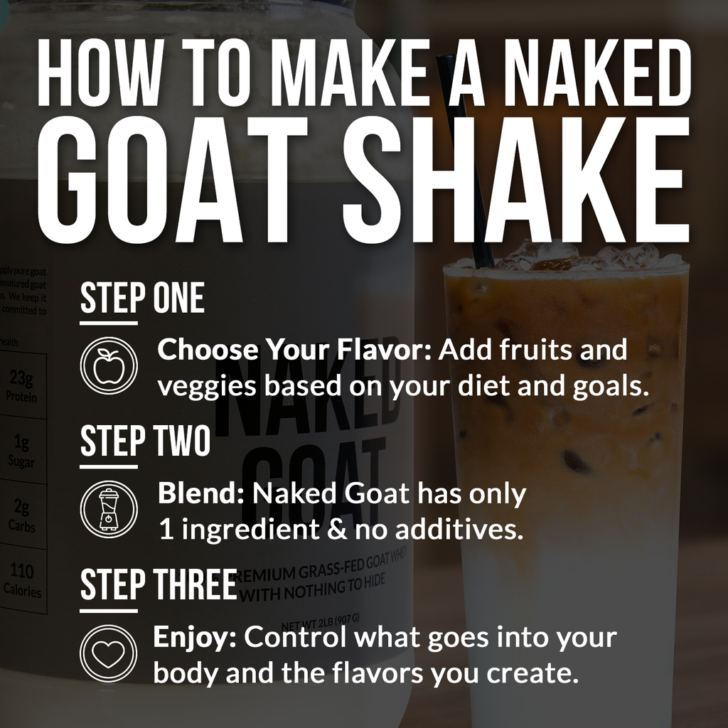 Goat Whey Protein Powder - Unflavored - Post Workout Protein Blend