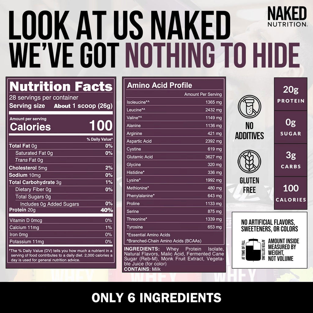 Grape Whey Protein Isolate - Grape - Post Workout Protein Blend