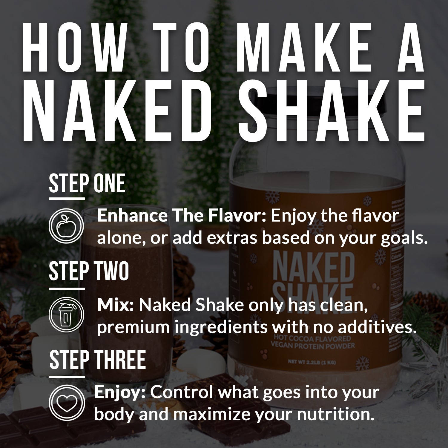 Hot Cocoa Protein Shake - Hot Cocoa - Daily Active Lifestyle Essential