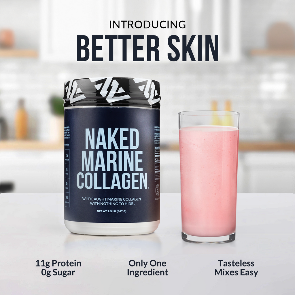 Marine Collagen Peptides Protein Powder - Marine Collagen - Unflavored Collagen For Smooth Mixing