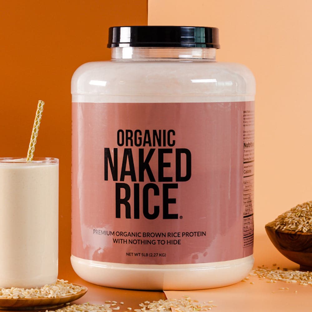 Organic Brown Rice Protein Powder - 5LB Unflavored - Simple Dairy Free Protein Powder