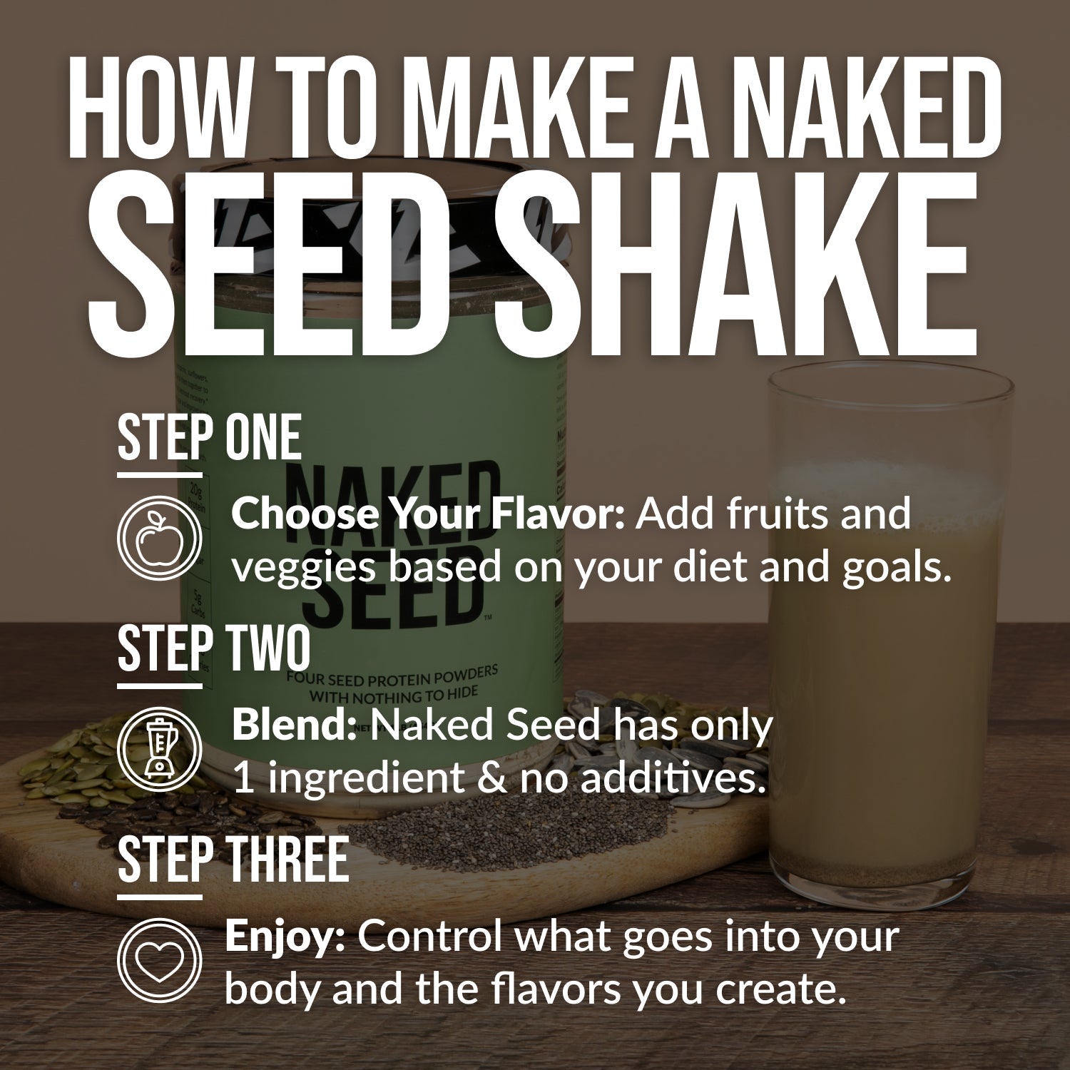 Seed Protein Powder - Simple Dairy Free Protein Powder