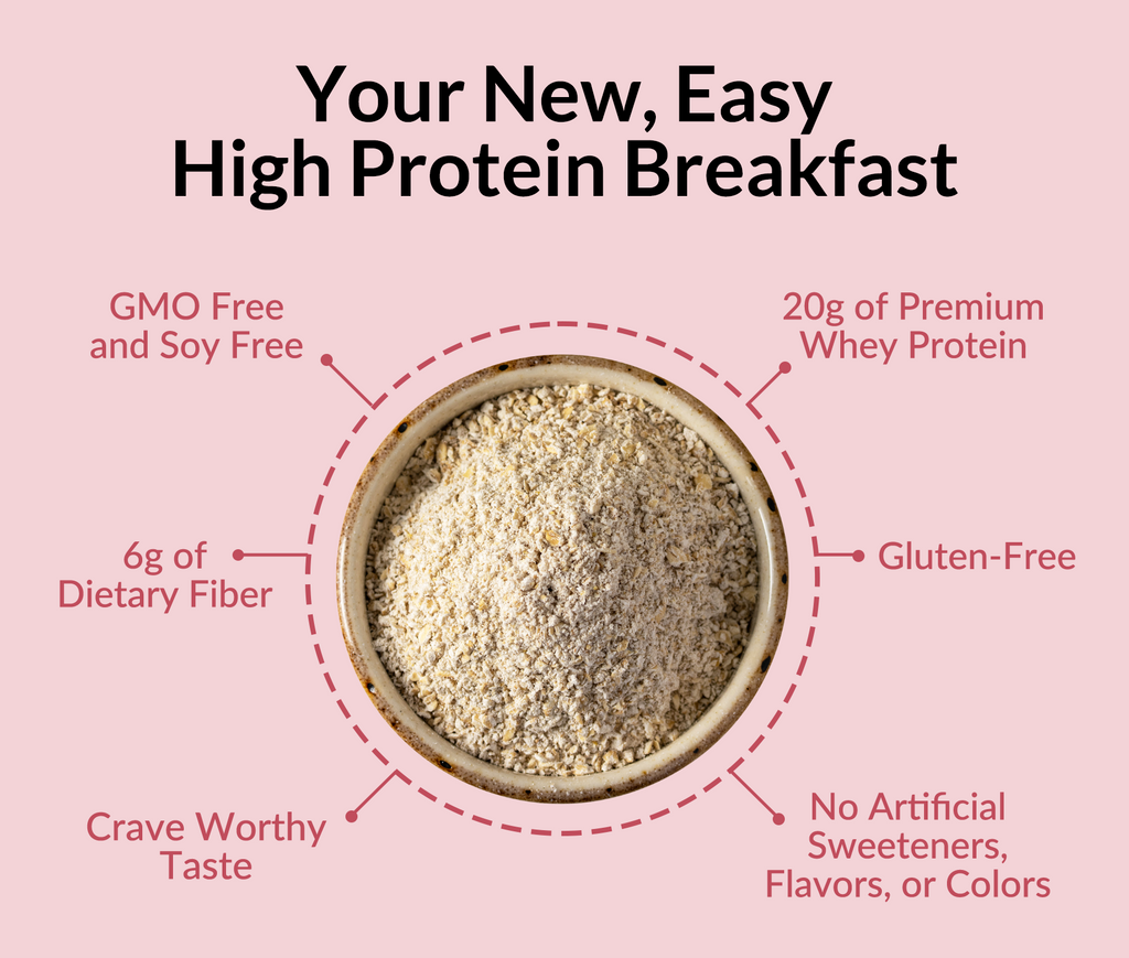Strawberry Cream Protein Oats - Strawberry Cream - Daily Active Lifestyle Essential