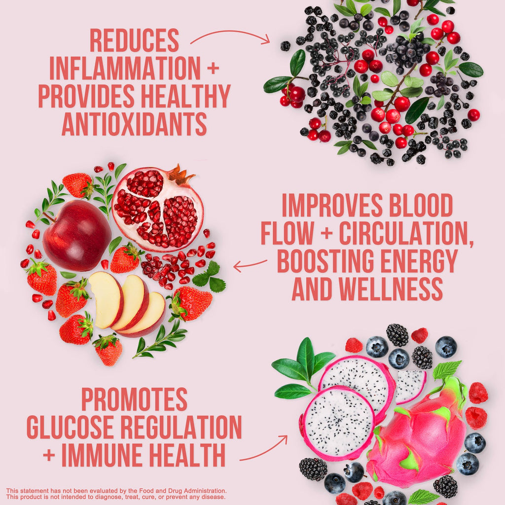 Super Reds Fruit Powder - Everyday Wellness Drink Mix