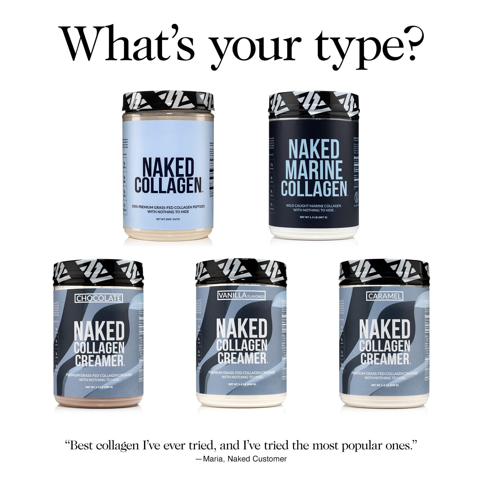 Marine Collagen Peptides Protein Powder - Marine Collagen - Unflavored Collagen For Smooth Mixing