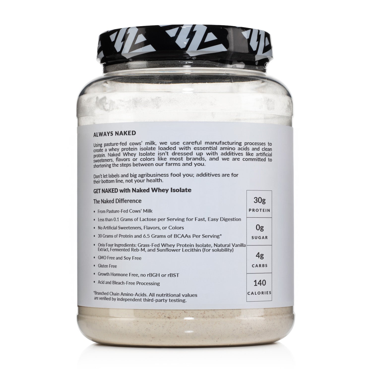 Vanilla Grass-Fed Whey Isolate Protein Powder - Vanilla - Post Workout Protein Blend