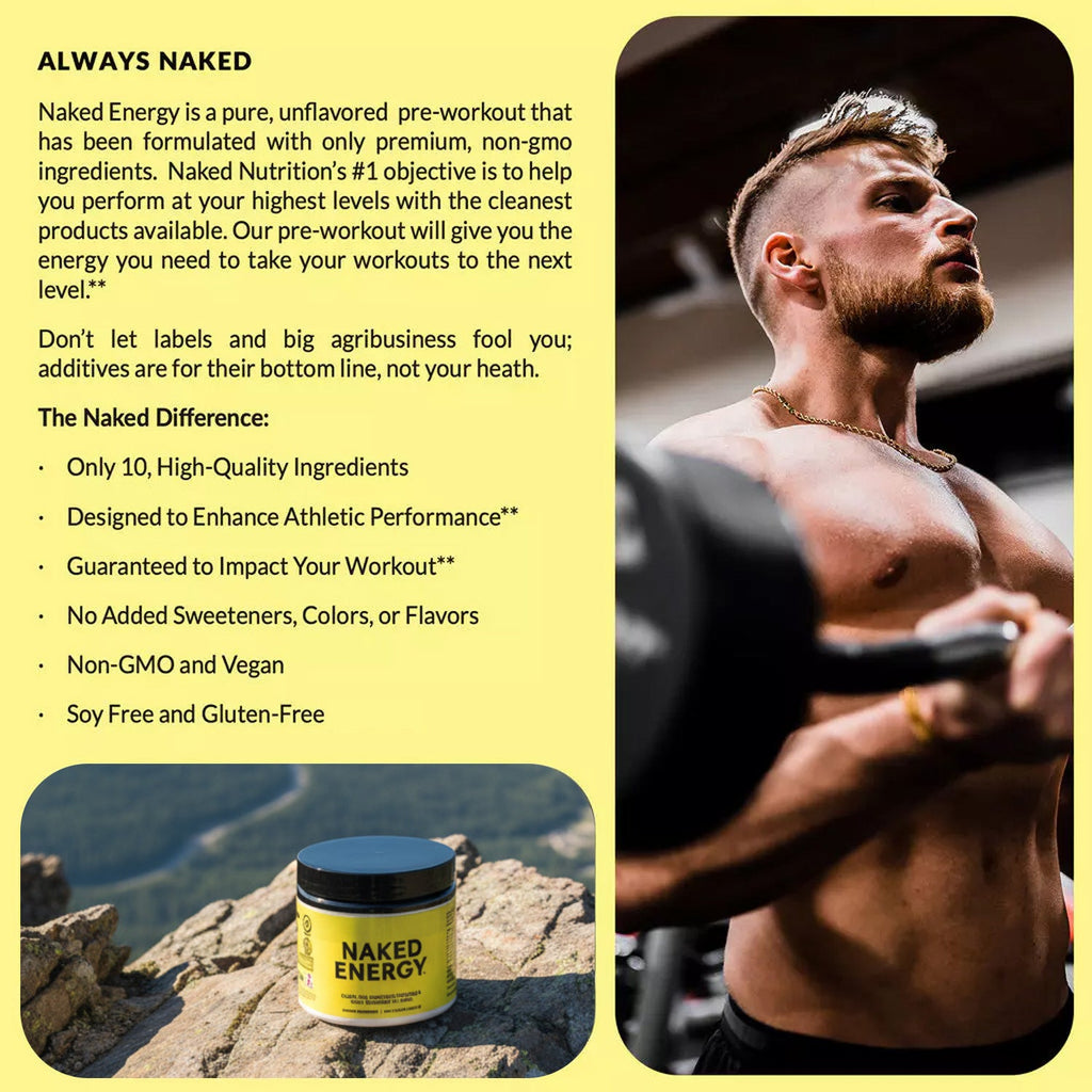 Pre Workout Supplement - Unflavored - Simple Pre Training Boost